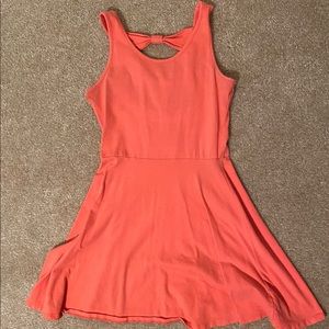 Cute Peach Mini Dress